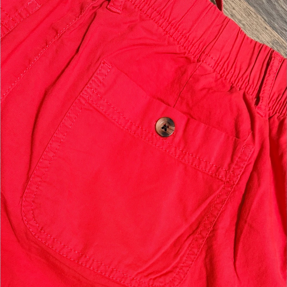 Sonoma Women's Vibrant Red Flat Front Shorts 97%Cotton 3%Spandes - Picture 6 of 11